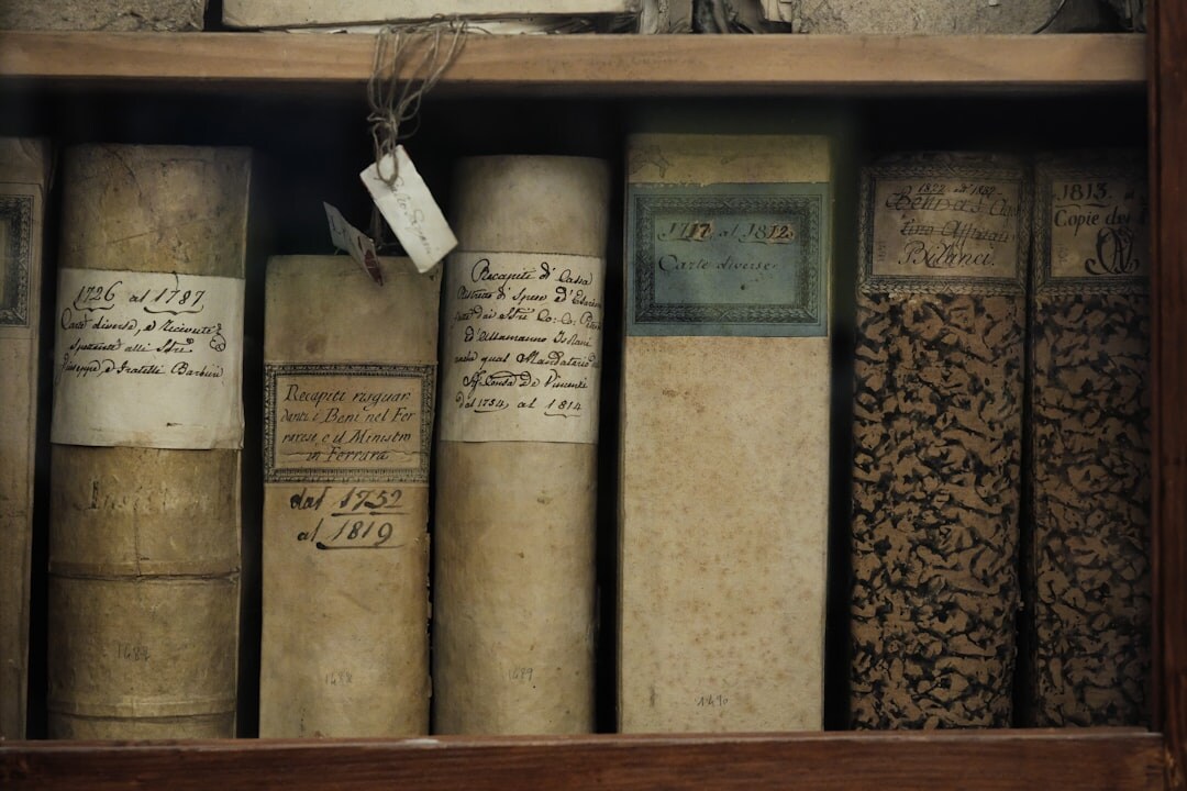 closed mystery book on shelf
